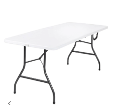 6ft White Rectangle Table